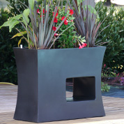 Jardinière Design -100x45 x H80cm – Noir